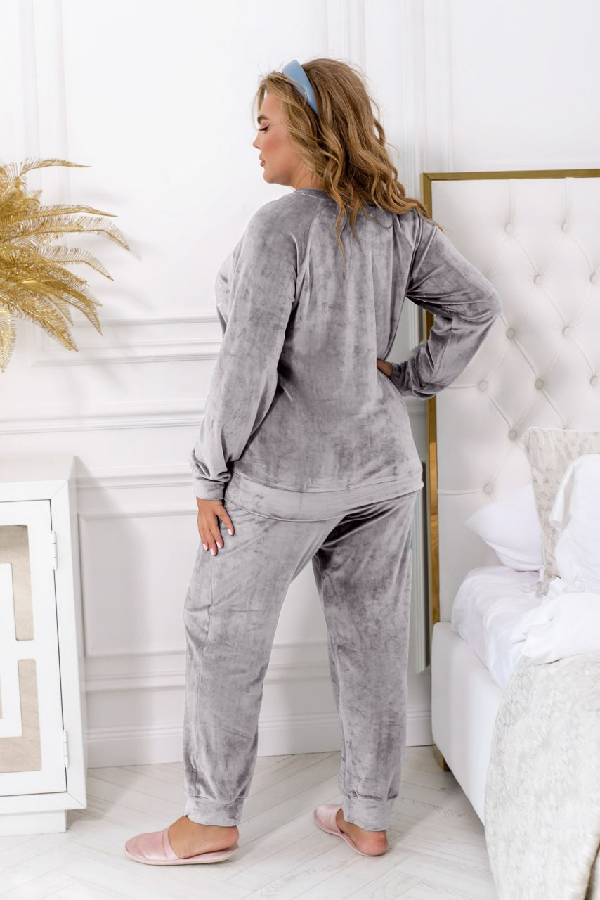 Loungewear set with a print - Twiggy Shop