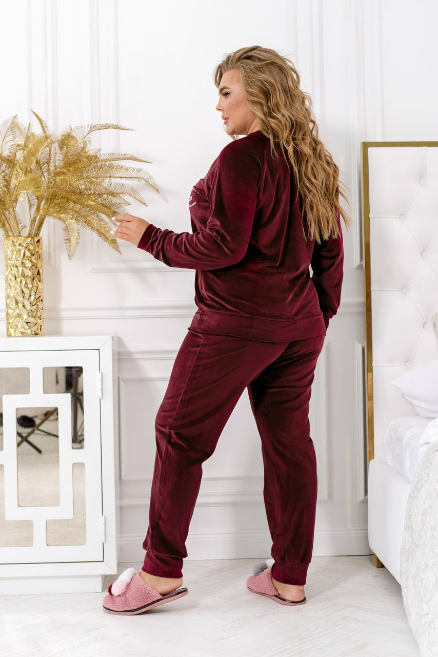 Loungewear set with a print - Twiggy Shop