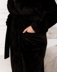 Warm robe with a belt - Twiggy Shop