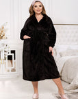 Warm robe with a belt - Twiggy Shop