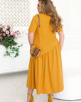 Midi loose-fit dress
