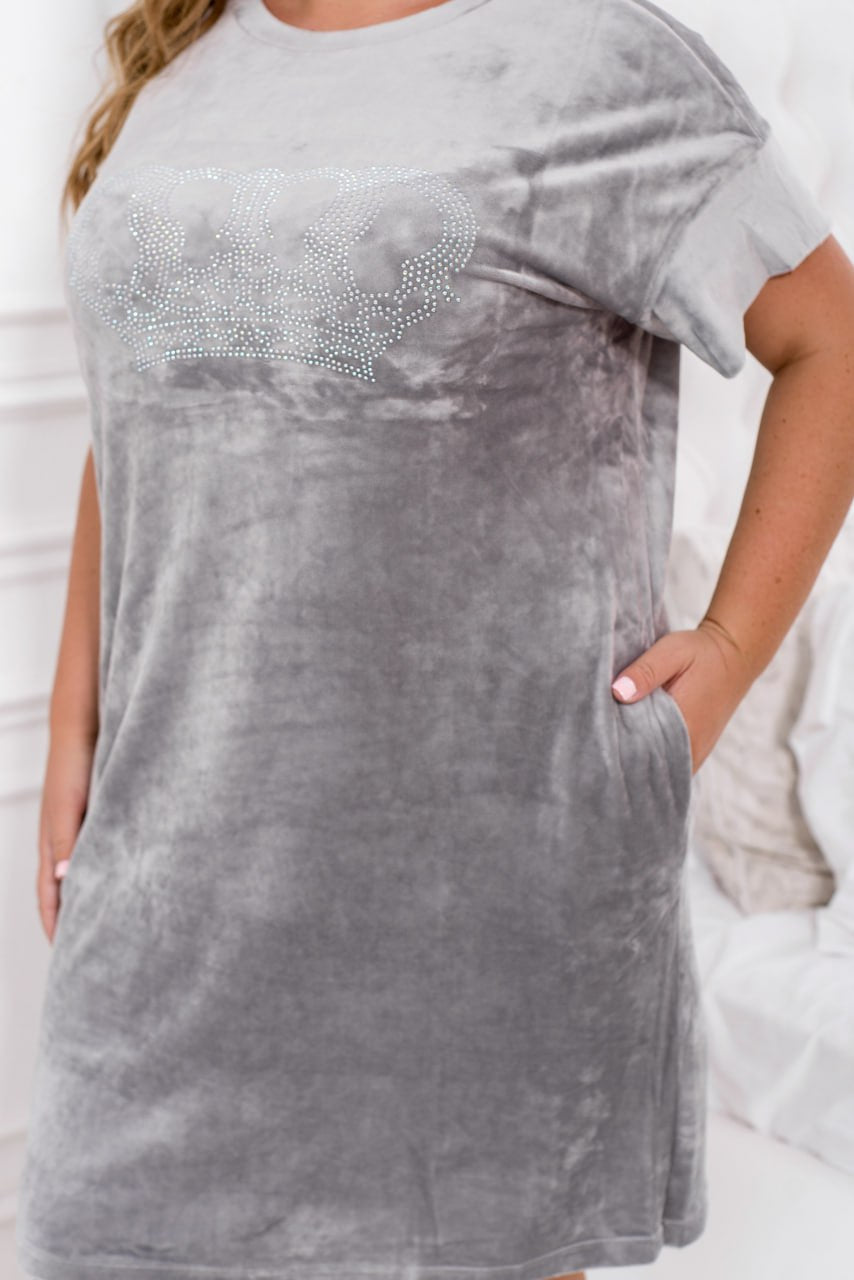 Velvet loungewear dress - Twiggy Shop