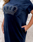 Velvet loungewear dress - Twiggy Shop