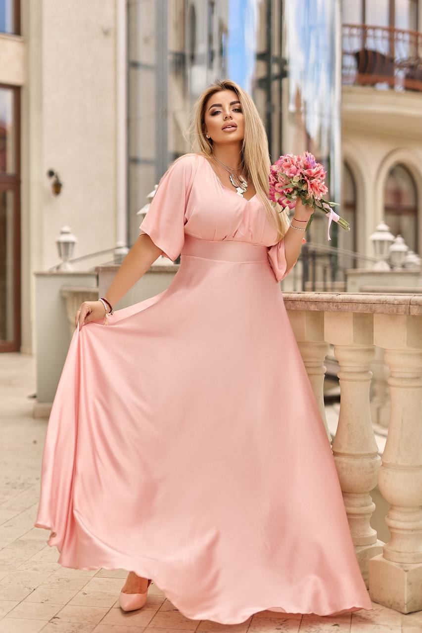 Long silk dress  - Twiggy Shop