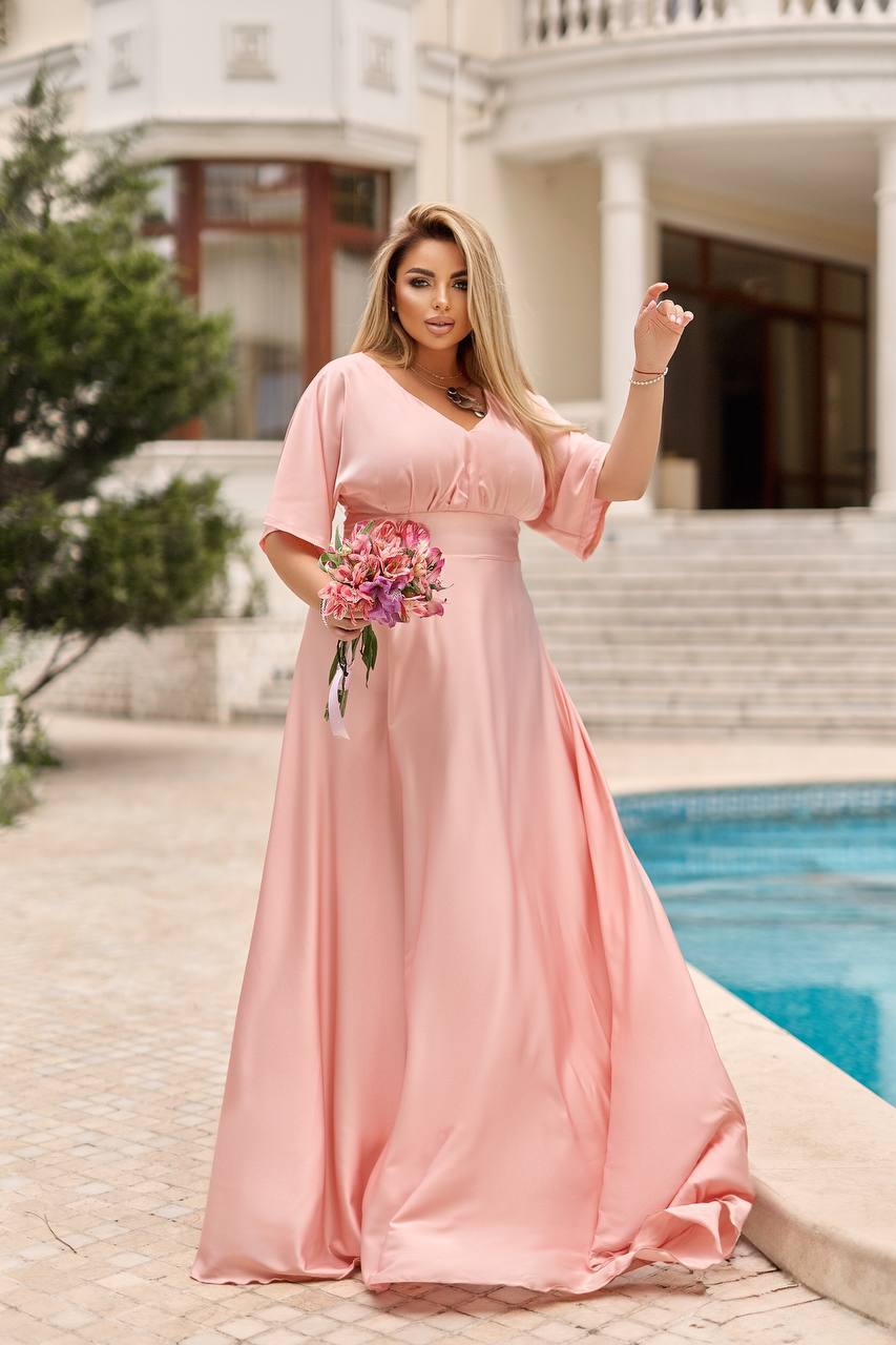 Long silk dress  - Twiggy Shop