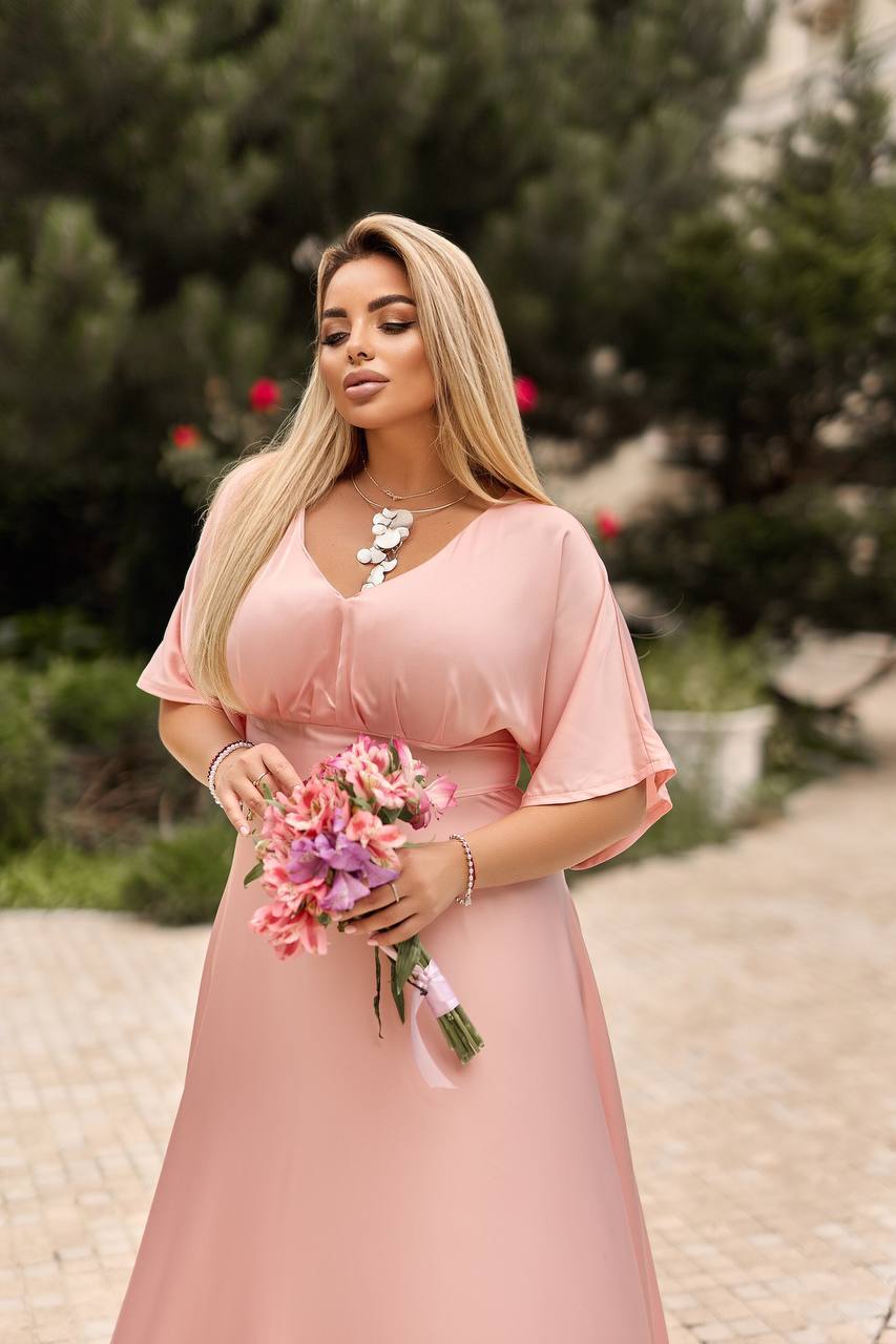 Long silk dress  - Twiggy Shop