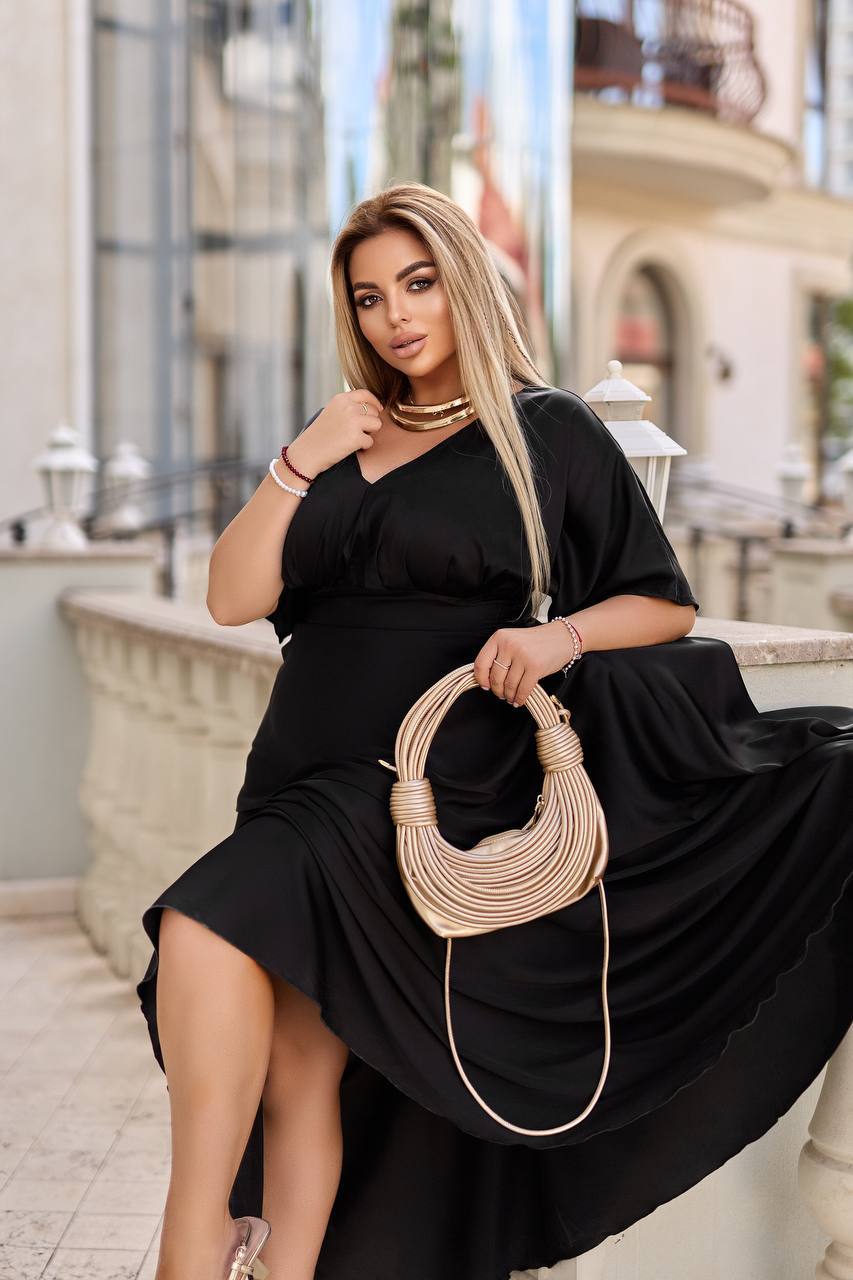 Long silk dress  - Twiggy Shop