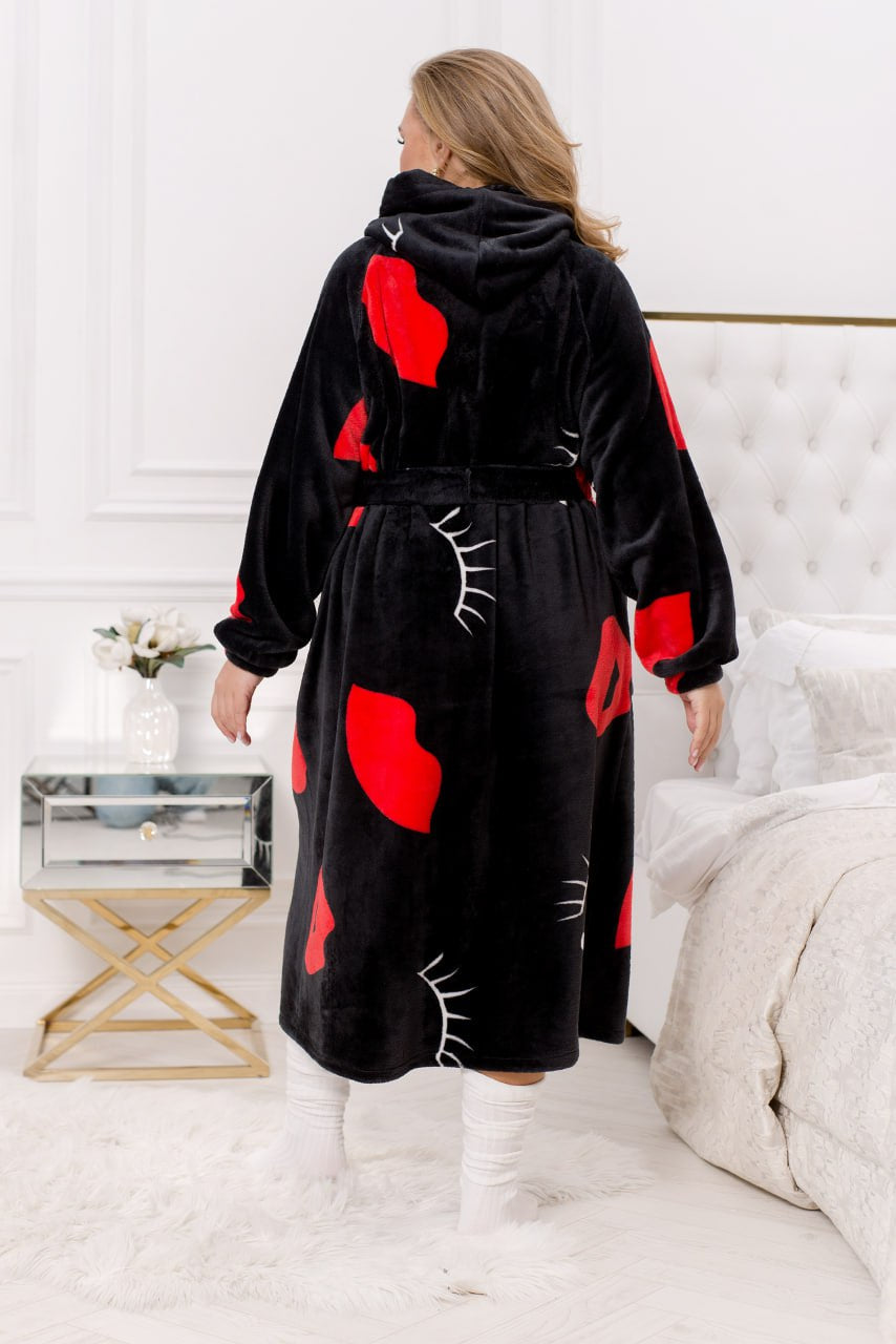 Warm hooded robe - Twiggy Shop