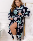 Warm hooded robe - Twiggy Shop