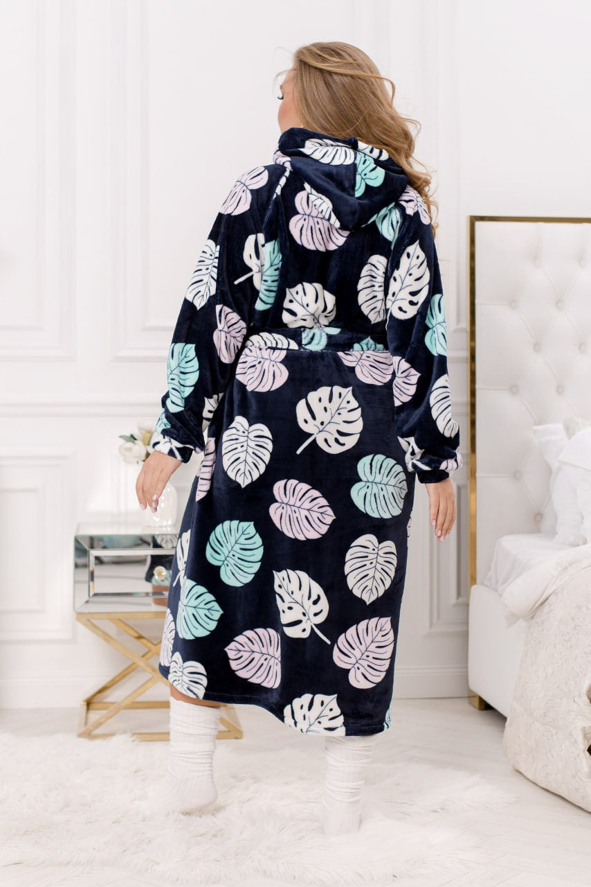 Warm hooded robe - Twiggy Shop