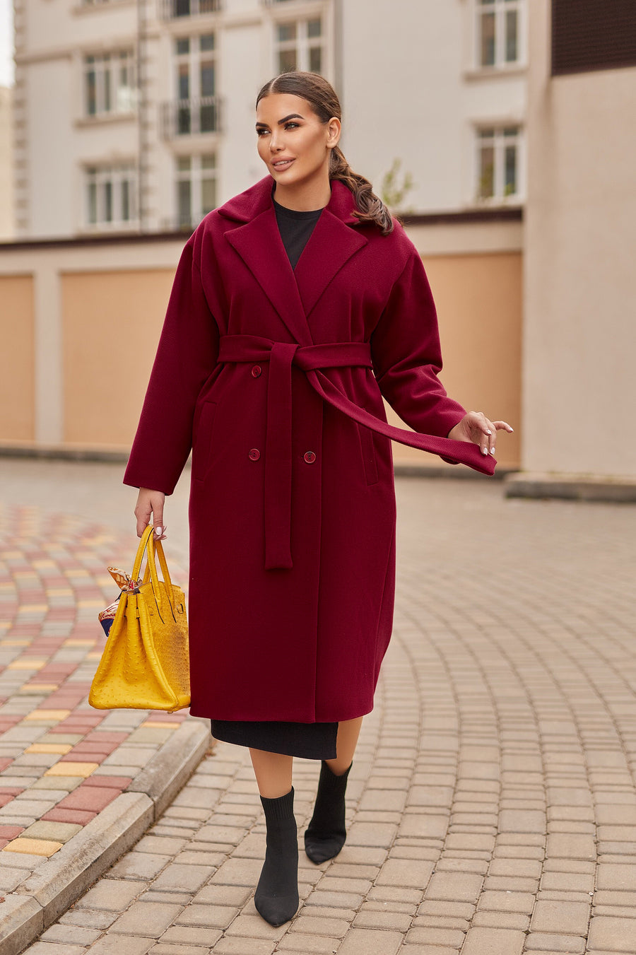 Eco-cashmere coat