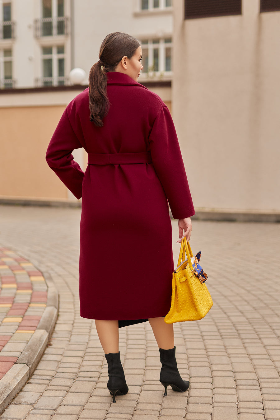 Eco-cashmere coat