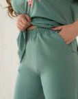 Set stampato casual