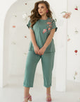 Set stampato casual