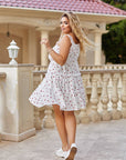 Robe courte en coton