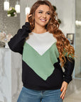 Soft three-colored sweater  - Twiggy Shop