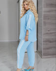 Shirt and pants set  с памучна Fabric, White цвят, модерен дизайн, за ежедневна и официална обстановка.