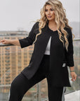 Pants and blazer set with stripes , polyester и lycra, за елегантен моден стил, изображение IMG_9953.