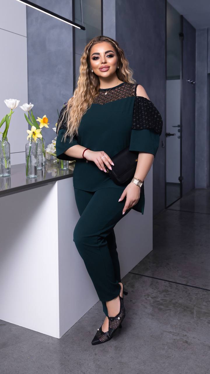 Two-piece set with mesh  - Twiggy Shop