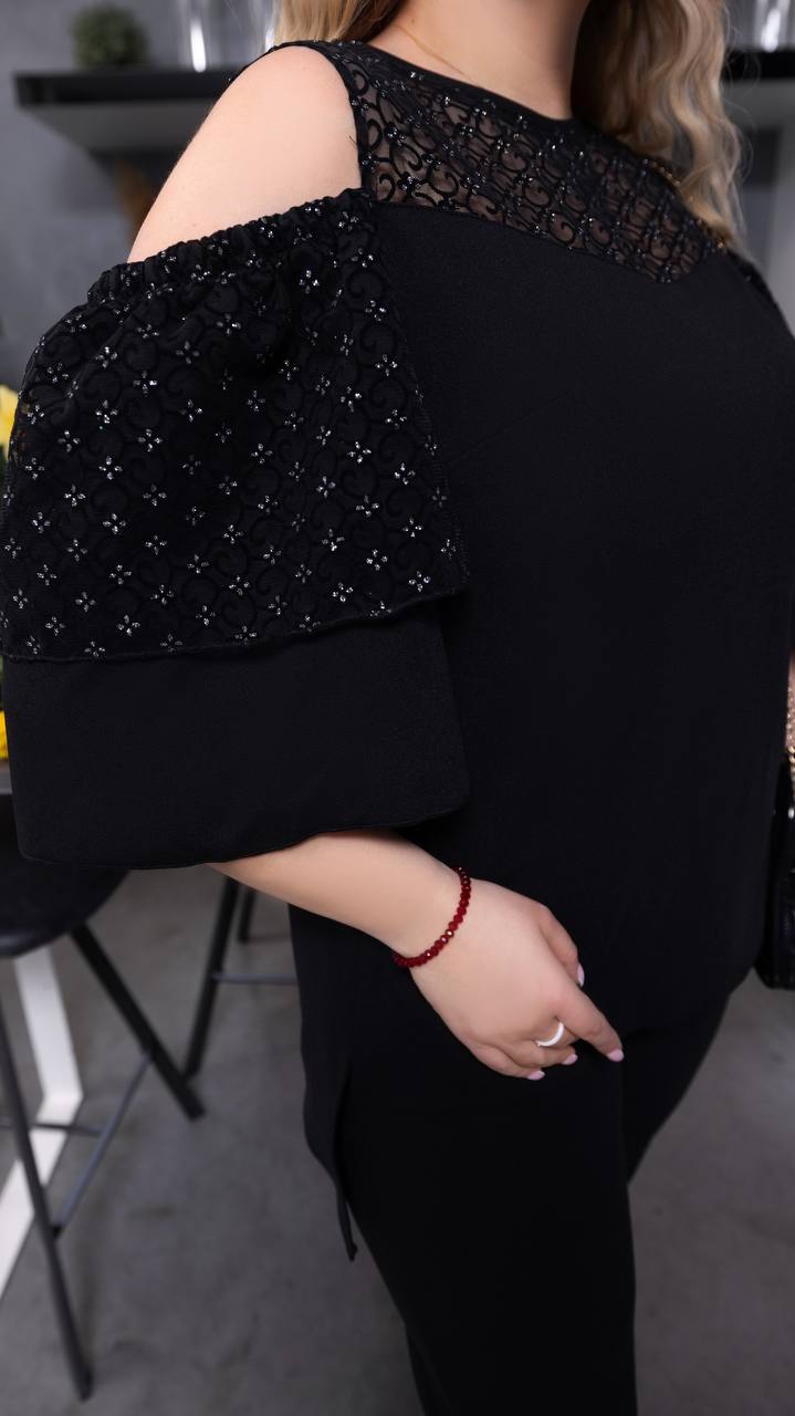 Two-piece set with mesh  - Twiggy Shop