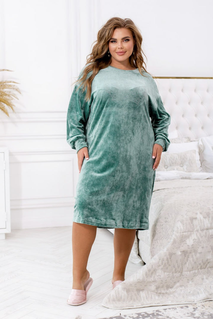 Velvet loungewear dress - Twiggy Shop