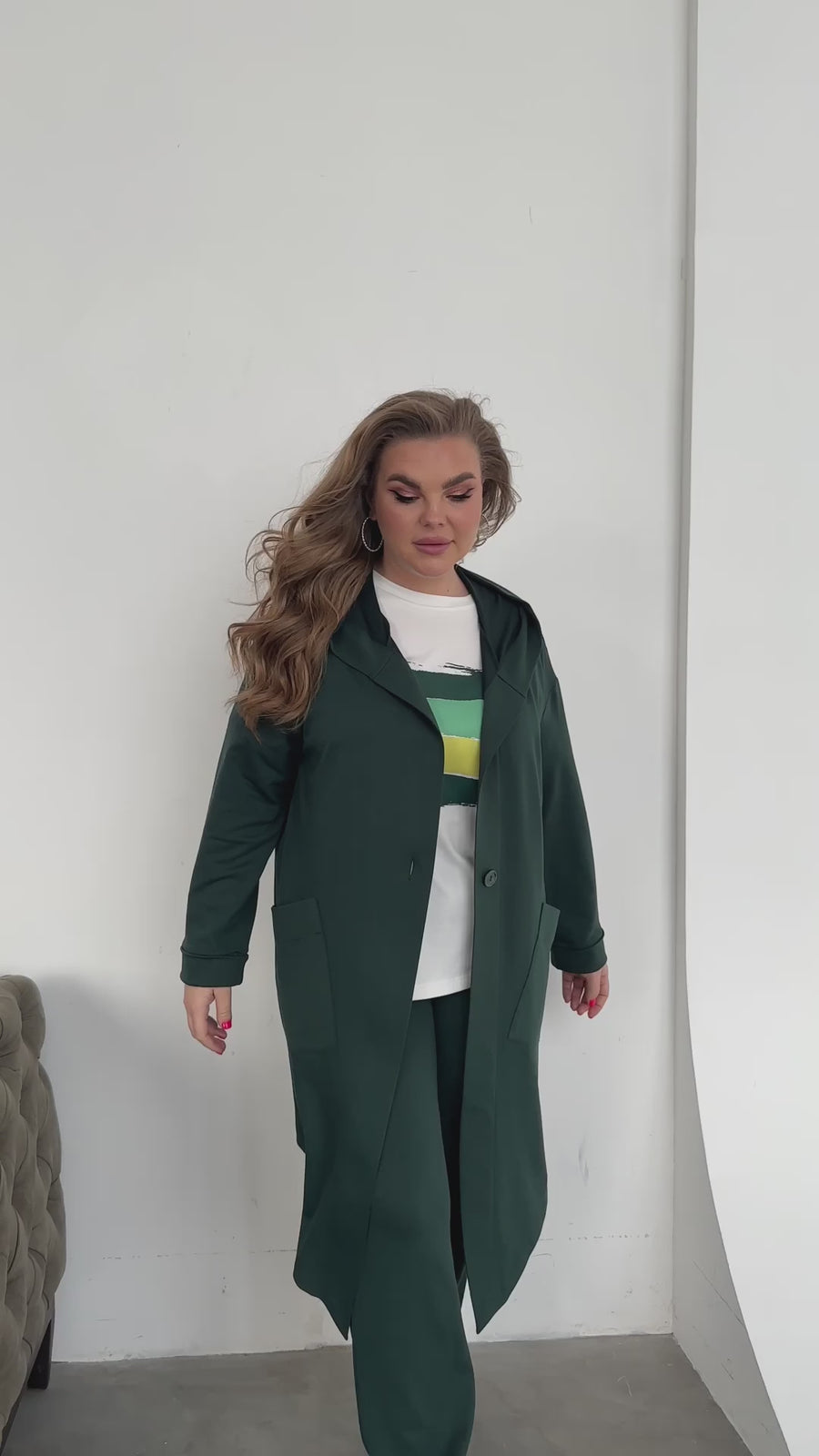 Casual three-piece set