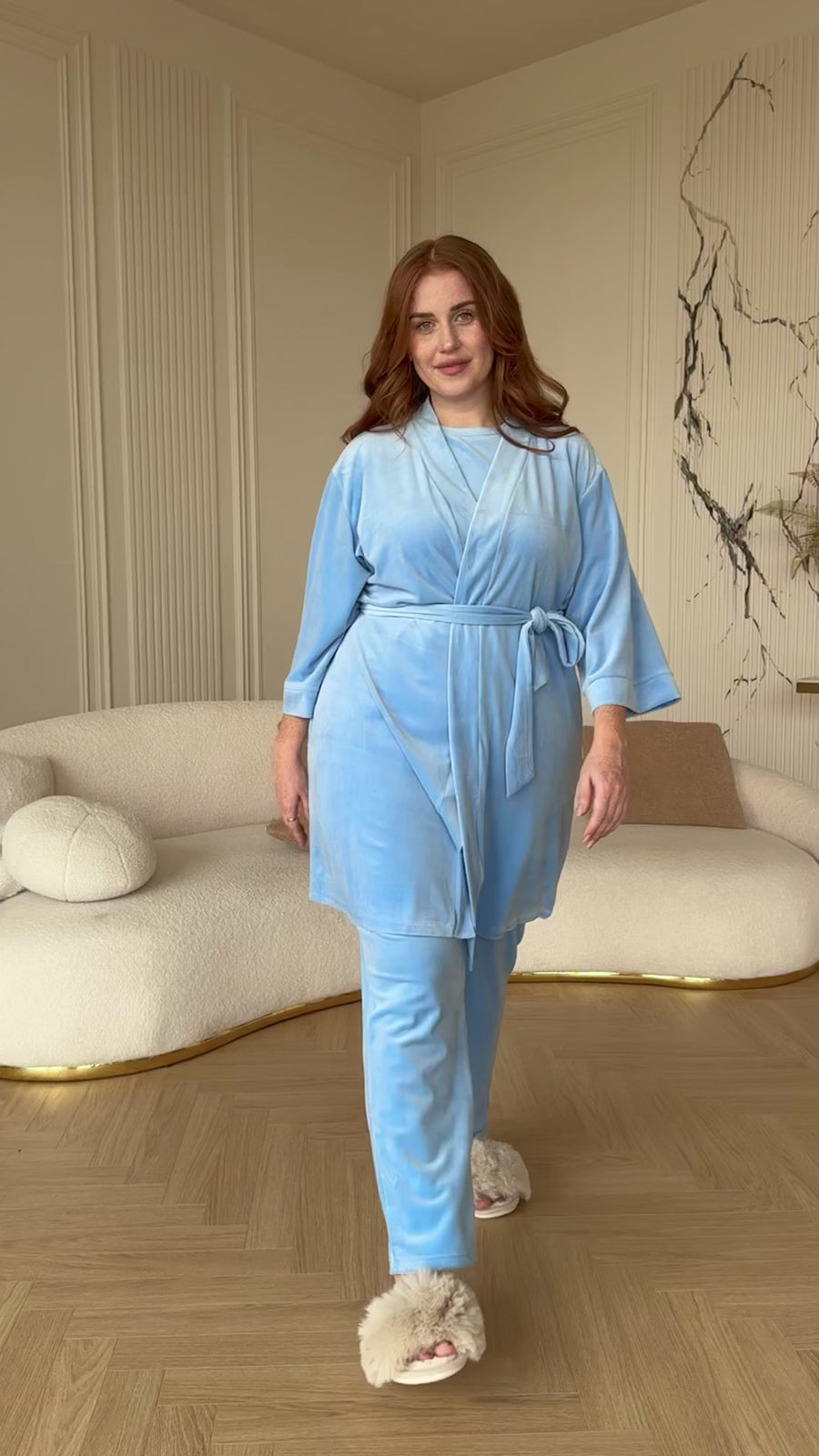 Ensemble loungewear trois pièces