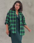 Chemise oversize en flanelle