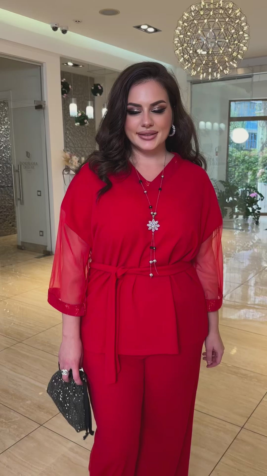 Ensemble deux pièces avec maille