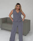 Two-piece set - vest and trousers