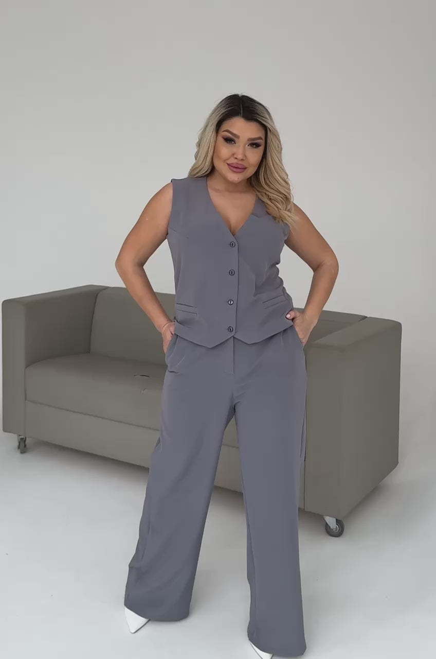 Two-piece set - vest and trousers