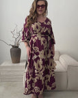 Cotton dress with a belt