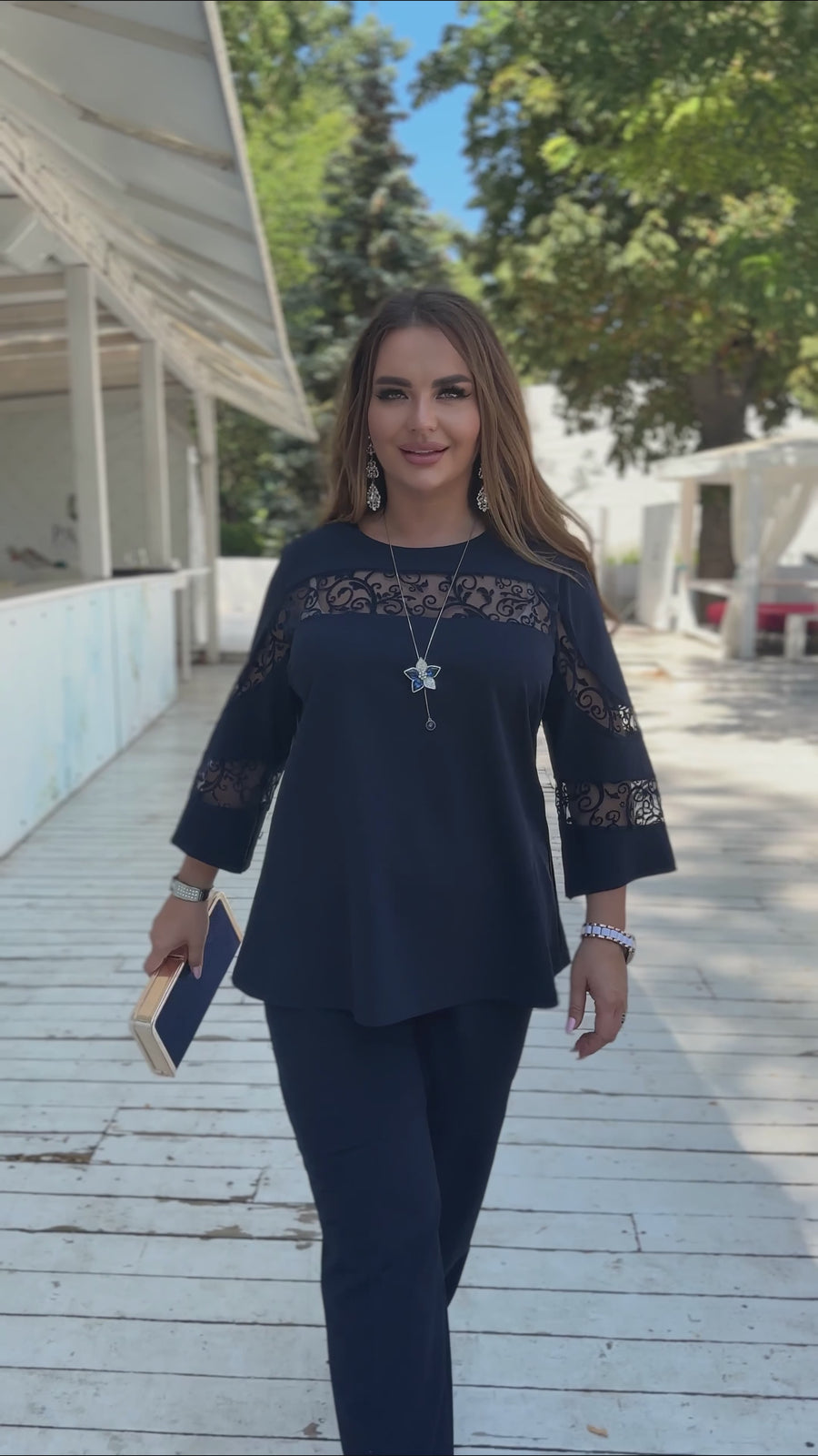 Set top și pantaloni