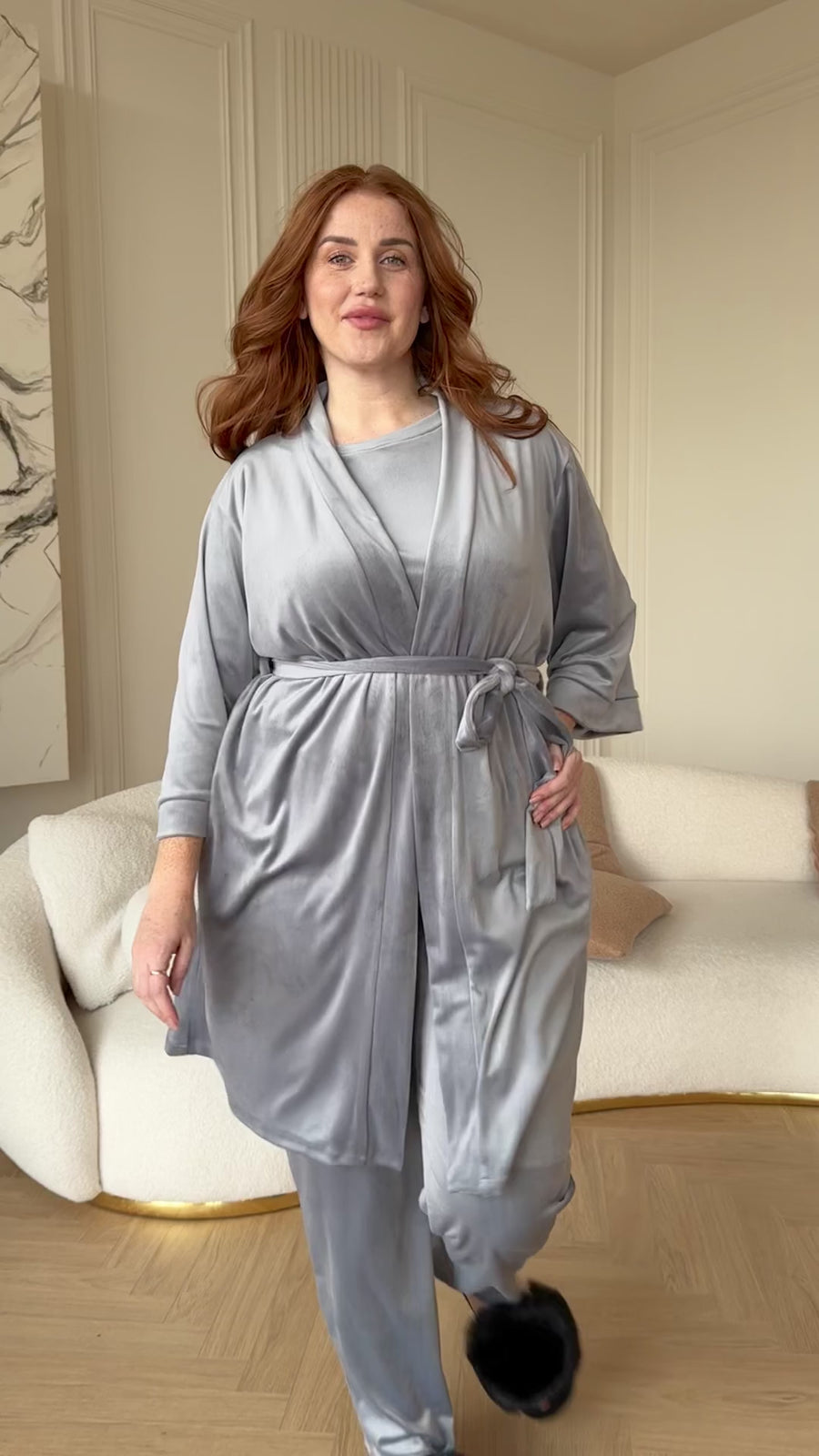 Ensemble loungewear trois pièces