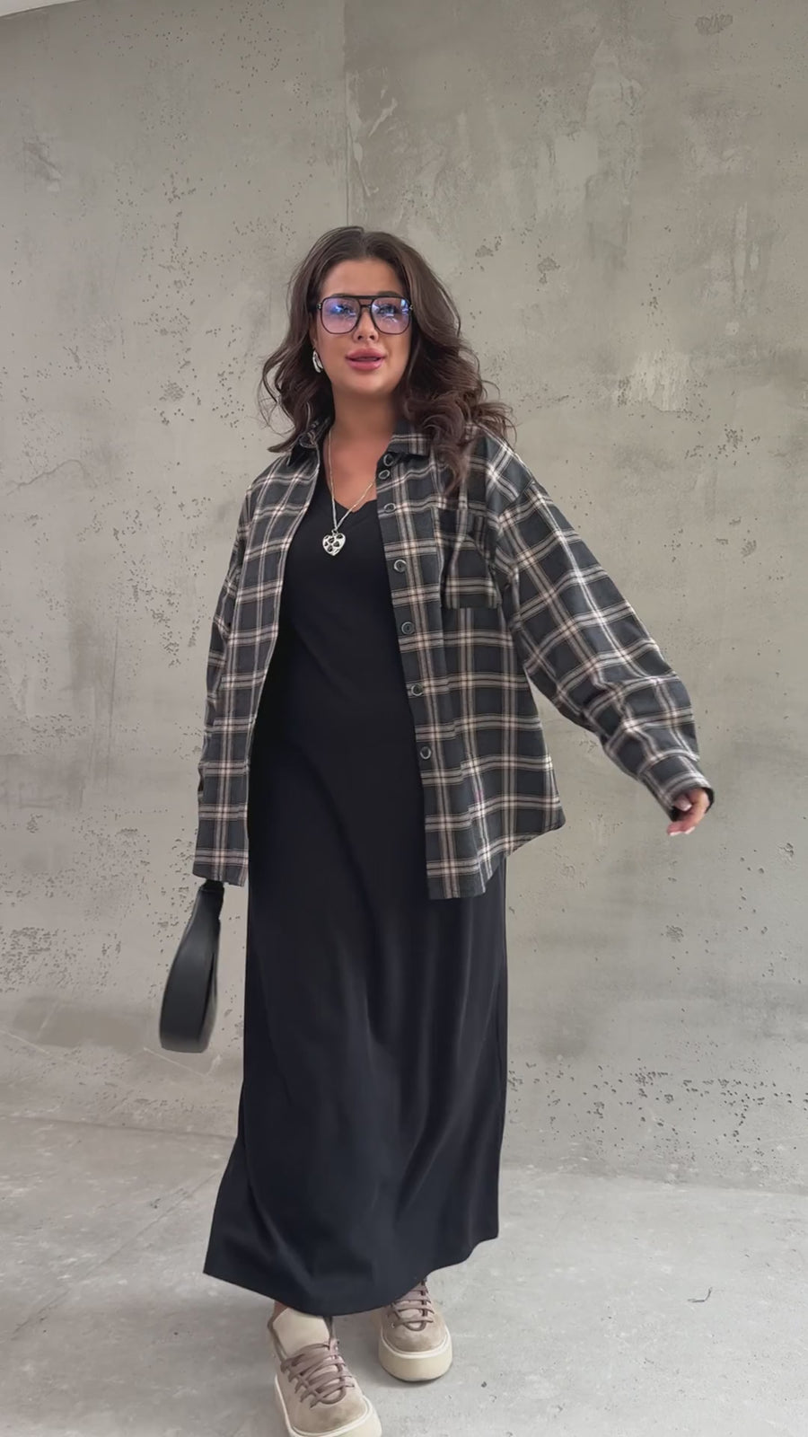 Chemise oversize en flanelle