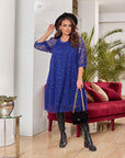 Dress in loose fit from mesh